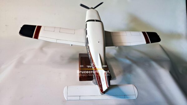 Model of Piper Saratoga II Aircraft with detailed craftsmanship.